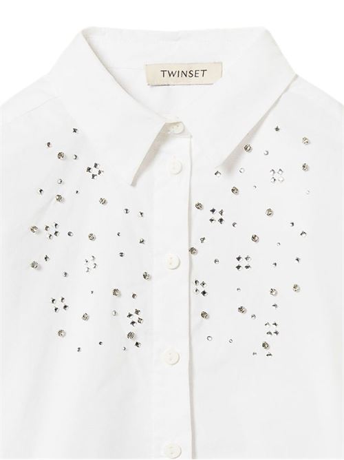 Camicia bambina con applicazioni TWINSET Kids | 251GJ2QM000808